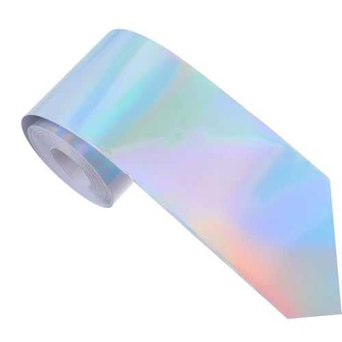 HOMSFOU Holografischer Randaufkleber Selbstklebender Irisierender Bulletin-board-bordürenstreifen Silberner Schmaler Rahmen für Klassenraum Tafel Pinnwand und Partydekoration HOMSFOU Holografischer Randaufkleber Selbstklebender Irisierender Bulletin-board-bordürenstreifen Silberner Schmaler Rahmen für Klassenraum Tafel Pinnwand und Partydekoration von HOMSFOU