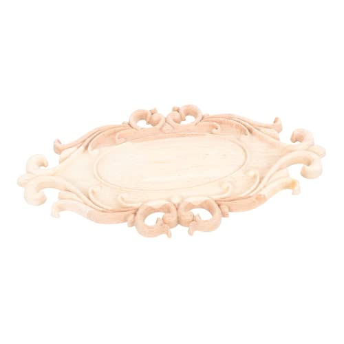HOMSFOU Holz Geschnitzte Applikation für Möbel Unbemalte Holzornamente für Türen Schränke und Wände Langlebig Einfach zu Bemalen Diy Deko für Eleganten HOMSFOU Holz Geschnitzte Applikation für Möbel Unbemalte Holzornamente für Türen Schränke und Wände Langlebig Einfach zu Bemalen Diy Deko für Eleganten von HOMSFOU