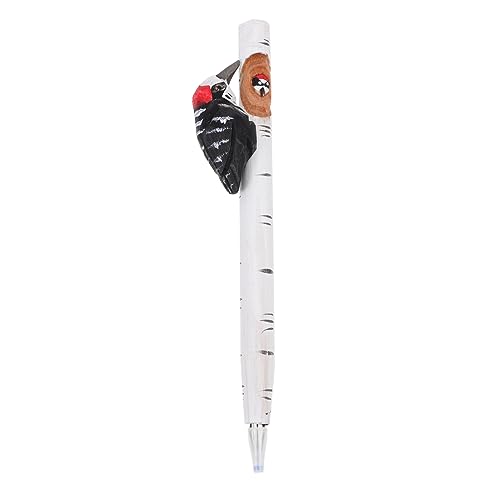 HOMSFOU Holz Kugelschreiber Specht Design Handgefertigter Stift für Kreative Bürodekoration und für Partys Weihnachten und Schreibutensil für HOMSFOU Holz Kugelschreiber Specht Design Handgefertigter Stift für Kreative Bürodekoration und für Partys Weihnachten und Schreibutensil für von HOMSFOU