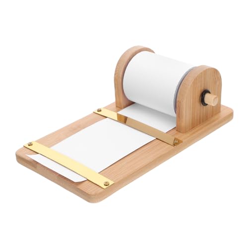 HOMSFOU Holz Notizrollenhalter Multifunktionaler Schreibtisch Organizer mit Notizblockrolle Eleganter Papierhalter für Büro Arbeitsplatz Zuhause HOMSFOU Holz Notizrollenhalter Multifunktionaler Schreibtisch Organizer mit Notizblockrolle Eleganter Papierhalter für Büro Arbeitsplatz Zuhause von HOMSFOU