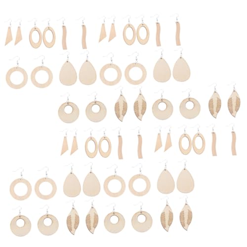 HOMSFOU Holz ohrring African Style Leichte Glatte Holzpendants für DIY Schmuckherstellung Vielseitige Ohrschmuck Zubehör Hautfreundlich und Langlebig HOMSFOU Holz ohrring African Style Leichte Glatte Holzpendants für DIY Schmuckherstellung Vielseitige Ohrschmuck Zubehör Hautfreundlich und Langlebig von HOMSFOU