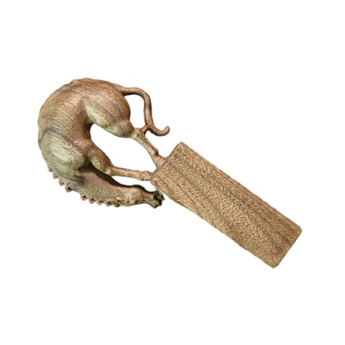 HOMSFOU Holzgestempelter Pferde Stempel Nussbaum Desktop und Handgefertigtes Holzornament mit Feinem Design für Stilvolle Wohnräume und Persönliche von HOMSFOU