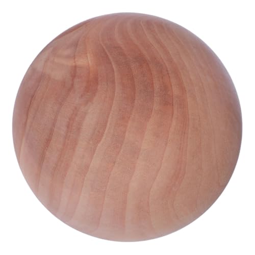 HOMSFOU Holzkugel Unbehandelte Holzperlen für Diy Projekte Glatte Oberfläche zum Bemalen und Basteln Heimdekoration und Kunsthandwerke von HOMSFOU