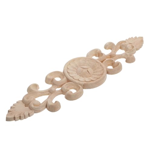 HOMSFOU Holzornament Geschnitzte Applikation Klassische Holzdeko Möbelverzierung für Schrank Wohnzimmertisch Vintage Elegante Wohnkultur HOMSFOU Holzornament Geschnitzte Applikation Klassische Holzdeko Möbelverzierung für Schrank Wohnzimmertisch Vintage Elegante Wohnkultur von HOMSFOU