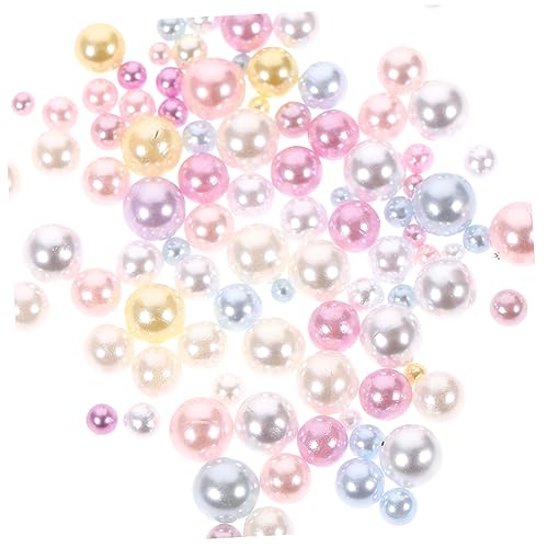 HOMSFOU Imitationsperlen Lose Perlen Perlen Für Make Up Perlen Edelsteine Make Up Pinsel Perlen Kunstperlen Runde Perlen Bastelperlen Perlen Vasenfüller Make Up Perlen Abs von HOMSFOU