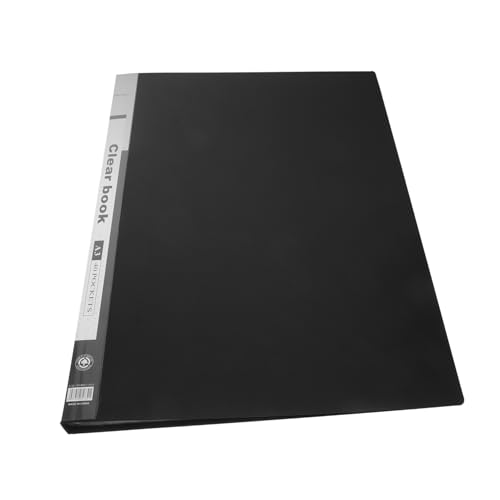 HOMSFOU Informationsbroschüre Portfolio Ordner Mit Plastikhüllen Ordner Mit Transparenten Hüllen Organisationsordner Plastikhüllen Für Ordner Portfoliobuch Portfolio Ordner von HOMSFOU