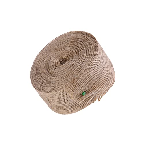 HOMSFOU Juteband Breit Natürliches Bastelband Jute Webband für Dekoration DIY Geschenkverpackung Blumenvasen Handwerk Leicht Braun von HOMSFOU