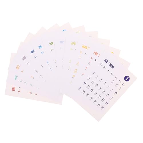 HOMSFOU Kalenderaufkleber Selbstklebend Jahresplaner Monate Monatsübersicht Diy Sticker Für Schreibtisch Wand Schüler Lehrer Büro Organizer HOMSFOU Kalenderaufkleber Selbstklebend Jahresplaner Monate Monatsübersicht Diy Sticker Für Schreibtisch Wand Schüler Lehrer Büro Organizer von HOMSFOU