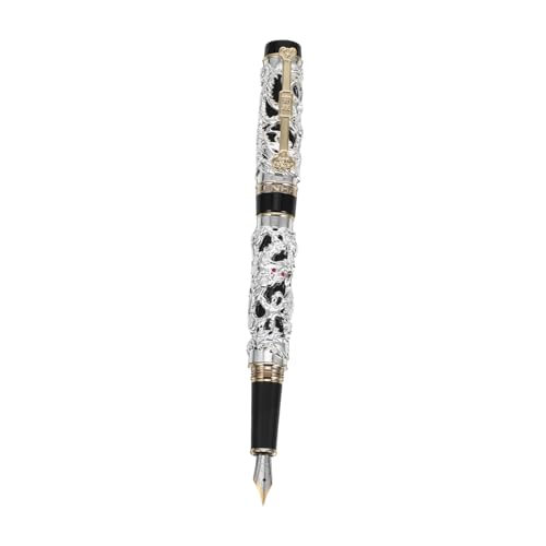 HOMSFOU Kalligraphie-Füllfederhalter Matrosen-Füllfederhalter Füller japanischer füllfederhalter ausgefallener Stift Kalligrafiestifte zum Schreiben Drachenstift Zinklegierung Silber HOMSFOU Kalligraphie-Füllfederhalter Matrosen-Füllfederhalter Füller japanischer füllfederhalter ausgefallener Stift Kalligrafiestifte zum Schreiben Drachenstift Zinklegierung Silber von HOMSFOU