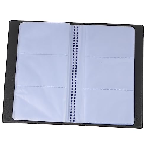 HOMSFOU Karten sammeln Buch Name Halter Geschäftsorganisator Visitenkarten-Organizer für den Schreibtisch Kartenschutzalbum Kartenhüllenbuch Spielkartenordner PVC Black HOMSFOU Karten sammeln Buch Name Halter Geschäftsorganisator Visitenkarten-Organizer für den Schreibtisch Kartenschutzalbum Kartenhüllenbuch Spielkartenordner PVC Black von HOMSFOU