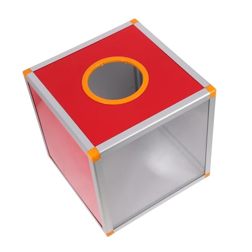 HOMSFOU Kasten -Box Tombola liefert Ticketbecher Tombolatrommel Spendenboxen für Fundraising Tickettrommel Tombola-Losbehälter Gewinnspielkugeln Tombola für Tickets MDF rot HOMSFOU Kasten -Box Tombola liefert Ticketbecher Tombolatrommel Spendenboxen für Fundraising Tickettrommel Tombola-Losbehälter Gewinnspielkugeln Tombola für Tickets MDF rot von HOMSFOU