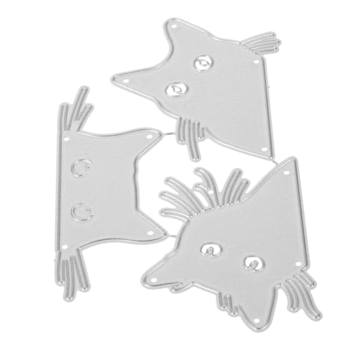 HOMSFOU Katzenschneider Stanzformen Teilig Metall Schneidewerkzeug für Kreative Kartenherstellung und Papierbasteleien für Diy Projekte und Scrapbooking von HOMSFOU