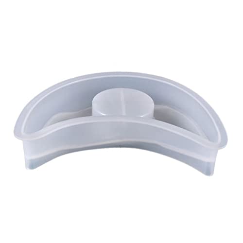 HOMSFOU Kerzenhalter Silikonform Mondform für Epoxidharz DIY Teelichthalter Gießform Langlebig für Bastelprojekte für Dekoration und HOMSFOU Kerzenhalter Silikonform Mondform für Epoxidharz DIY Teelichthalter Gießform Langlebig für Bastelprojekte für Dekoration und von HOMSFOU