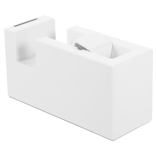 HOMSFOU Klebebandabroller Cutter Klebeband-spender-schreibtisch Halter Bandspender Tape Dispenser Schreibtisch Niedlich Bürobedarf Weiß Abs HOMSFOU Klebebandabroller Cutter Klebeband-spender-schreibtisch Halter Bandspender Tape Dispenser Schreibtisch Niedlich Bürobedarf Weiß Abs von HOMSFOU
