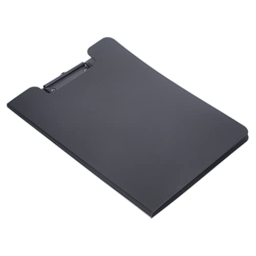 HOMSFOU Klemmbrett-Clip Klemmbrett mit Speicher Kleine Zwischenablage Klassenzimmerzubehör Schreiben Clip-Zwischenablage Klassenzimmer-Klemmbretter Kunststoff-Klemmbrett Tafel pp Schwarz von HOMSFOU