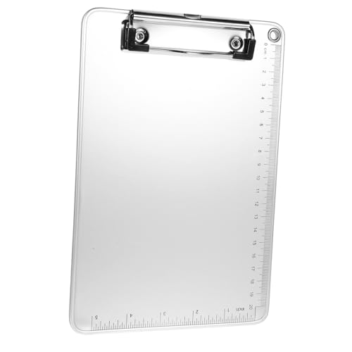 HOMSFOU Klemmbrett aus Aluminiumlegierung Rutschfeste Schreibplatte für Büro und Schule Leicht und Langlebig für Lehrer und Glatte Oberfläche Optimale Handhabung HOMSFOU Klemmbrett aus Aluminiumlegierung Rutschfeste Schreibplatte für Büro und Schule Leicht und Langlebig für Lehrer und Glatte Oberfläche Optimale Handhabung von HOMSFOU