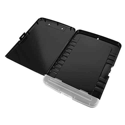 HOMSFOU Klemmbrett mit Aufbewahrung Hochkapazitäts Clipboard aus Schwerem für Krankenschwestern Büroangestellte und Lehrer Mit Fächern und Seitlichem Zugang von HOMSFOU