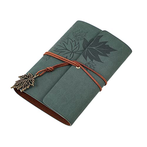 HOMSFOU Kraftpapier Notizbuch Vintage Handbuch mit Leeren für Tägliche Planung Tragbares Ringbuch für Zeitmanagement und Notizen Grünes Design Velvet HOMSFOU Kraftpapier Notizbuch Vintage Handbuch mit Leeren für Tägliche Planung Tragbares Ringbuch für Zeitmanagement und Notizen Grünes Design Velvet von HOMSFOU