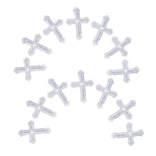 HOMSFOU Kreuz Tisch-konfetti für Taufe Kommunion Hochzeit Mehrfarbiges Leicht zu Reinigendes Deko-konfetti für Religiöse Festlichkeiten und Events von HOMSFOU