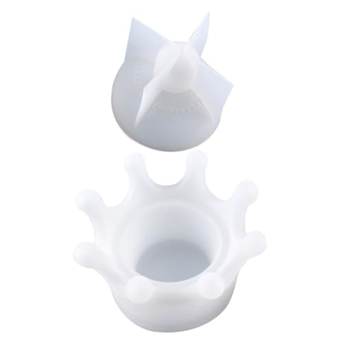 HOMSFOU Kronenlagerform Formen für Handwerk Silikonschmuckform für Harz Silikonformen für Epoxidharz Kronenform Formen für Harzhandwerk Silikonglasform kreative Silikonform Kieselgel Weiß HOMSFOU Kronenlagerform Formen für Handwerk Silikonschmuckform für Harz Silikonformen für Epoxidharz Kronenform Formen für Harzhandwerk Silikonglasform kreative Silikonform Kieselgel Weiß von HOMSFOU