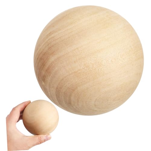 HOMSFOU Kugel aus Holz Tischplatte Dekoration Buchsbaumkugeln klein für Ersatzbälle bowls schüsseln hühner Zubehör für DIY-Projekte Bastelball selber machen hölzern Beige HOMSFOU Kugel aus Holz Tischplatte Dekoration Buchsbaumkugeln klein für Ersatzbälle bowls schüsseln hühner Zubehör für DIY-Projekte Bastelball selber machen hölzern Beige von HOMSFOU
