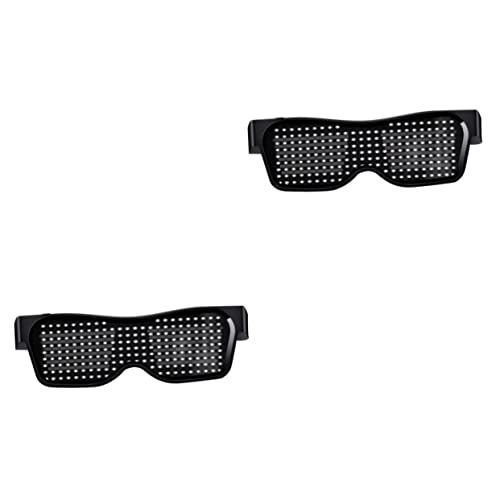 HOMSFOU LED-Licht 2 Paar -Brille Gläser Für Bar-Nachtclub Brille Mit App-Steuerung Rave-Brille Kabellose Elektrische Brille Kabellose Brillen Schnapsgläser Abs HOMSFOU LED-Licht 2 Paar -Brille Gläser Für Bar-Nachtclub Brille Mit App-Steuerung Rave-Brille Kabellose Elektrische Brille Kabellose Brillen Schnapsgläser Abs von HOMSFOU