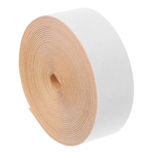 HOMSFOU Lampenschirm Nahtband Weiß Stoff Einfassung Selbstklebend 5m Rolle Verbessern Lampenschirm Optik Geeignet von HOMSFOU