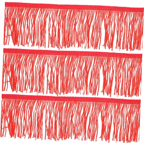 HOMSFOU Laternenbesatz mit Fransen zeitgenössisch Quasten trimmen hängend modern Lampenschirm Fransen Laternenversorgung Quaste mit Fransenbesatz DIY zubehör Polyester rot HOMSFOU Laternenbesatz mit Fransen zeitgenössisch Quasten trimmen hängend modern Lampenschirm Fransen Laternenversorgung Quaste mit Fransenbesatz DIY zubehör Polyester rot von HOMSFOU
