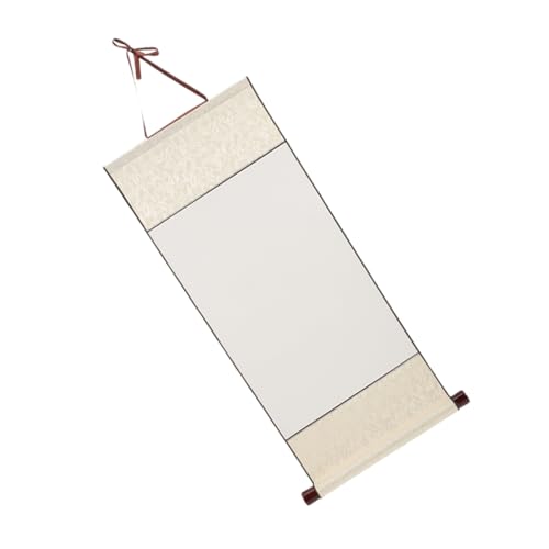 HOMSFOU Leere Kalligraphie -schriftrolle Wand Kalligraphie Leere Schriftrolle Kunst Hängend Rollbild Aus Seide Pergament Leeres Blatt Klassisch Erwachsene Weiß Stoff HOMSFOU Leere Kalligraphie -schriftrolle Wand Kalligraphie Leere Schriftrolle Kunst Hängend Rollbild Aus Seide Pergament Leeres Blatt Klassisch Erwachsene Weiß Stoff von HOMSFOU