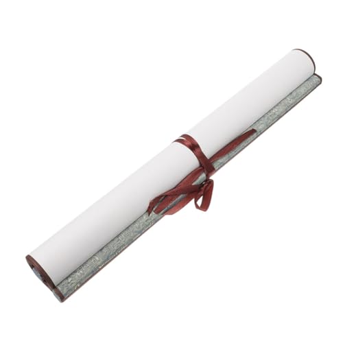 HOMSFOU Leeres Chinesisches Kalligraphiepapier als Schriftrolle Hochwertiges Reispapier für Pinselmalerei Wasserabsorbierend für Wanddekoration Geeignet für Anfänger und von HOMSFOU