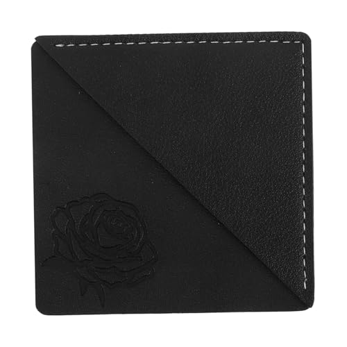 HOMSFOU Lesezeichen-Schutzhülle Buchecke Lesezeichen Ecklesezeichen aus Leder Buchgewicht Lesezeichen für Buchliebhaber Lesezeichen für Männer Eckbookmarken Page Corner Lesezeichen Schwarz HOMSFOU Lesezeichen-Schutzhülle Buchecke Lesezeichen Ecklesezeichen aus Leder Buchgewicht Lesezeichen für Buchliebhaber Lesezeichen für Männer Eckbookmarken Page Corner Lesezeichen Schwarz von HOMSFOU
