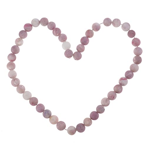 HOMSFOU Lila Naturstein Perlen Runde Spacer Perlen für DIY Schmuckherstellung Basteln Home Decor Zubehör für Armbänder und Halsketten Gestalten HOMSFOU Lila Naturstein Perlen Runde Spacer Perlen für DIY Schmuckherstellung Basteln Home Decor Zubehör für Armbänder und Halsketten Gestalten von HOMSFOU