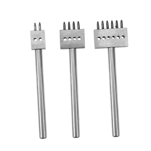 HOMSFOU Lochstanzer Set für Lederhandwerk Runder Stanzmeißel mit Löchern und Robuste Werkzeuge Hochwertigem für Diy Projekte HOMSFOU Lochstanzer Set für Lederhandwerk Runder Stanzmeißel mit Löchern und Robuste Werkzeuge Hochwertigem für Diy Projekte von HOMSFOU