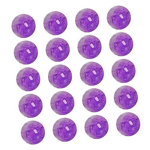 HOMSFOU Lose Glasperlen Schmuck Kreatives DIY Perlenzubehör Glasperlen DIY Bastelperlen Modeperlen Lila von HOMSFOU