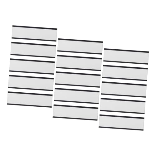 HOMSFOU Magnetische Etikettenhalter mit Weißen Einlegern und Klaren Schutzfolien für Metallregale Lagerbeschriftung und Organisationssysteme HOMSFOU Magnetische Etikettenhalter mit Weißen Einlegern und Klaren Schutzfolien für Metallregale Lagerbeschriftung und Organisationssysteme von HOMSFOU