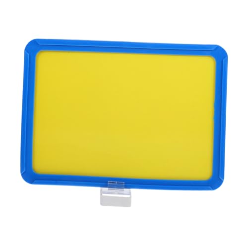 HOMSFOU Magnetische Zeichen Etiketten Regaletikett Schild Supermarktversorgung magnetische Preisschilder Mehrzweck-Schilderhalter Supermarkt Zubehör ABS-Kunststoff Blue von HOMSFOU