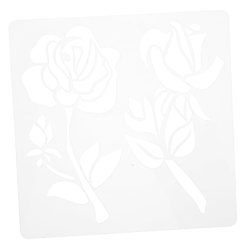 HOMSFOU Malvorlage Naturschablonen Für Blumenschablonen Blumenschablonenmalerei Wandschablonen Blumenförmige Schablonen Wiederverwendbare Blumenvorlagen Blumenschablonenmalerei Das von HOMSFOU