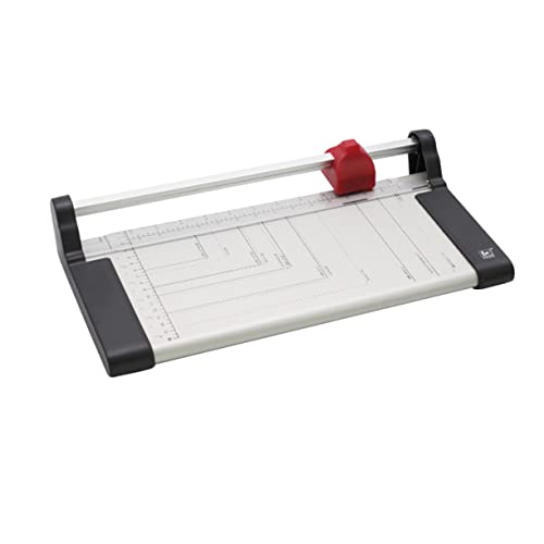 HOMSFOU Manueller Papierschneider mit Gradiertem Schwerem Schneidebrett Verstellbarem Papierhalter Sicherheitsverriegelung Präziser Schneidemaschine für Büro Schule Scrapbooking und HOMSFOU Manueller Papierschneider mit Gradiertem Schwerem Schneidebrett Verstellbarem Papierhalter Sicherheitsverriegelung Präziser Schneidemaschine für Büro Schule Scrapbooking und von HOMSFOU