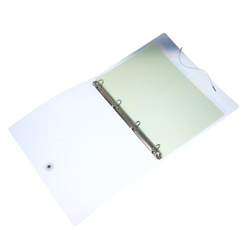 HOMSFOU Mappe Büro Dateiorganisator Ordner Bindemittel lose Unterlagen Sammelbuchbinder Binder prüfen Kunststoff-Handkontoabdeckung Blindabdeckung Binderschale Plastik Blue von HOMSFOU