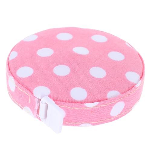 HOMSFOU Maßband Zum Nähen Stoffmessband Maßband Maßschneidern Mini -messband Maßband Für Körpermaße Maßband Für Kleidung Maßband Nähen Taillenmaßband Maßband Für Rosa Polyester von HOMSFOU