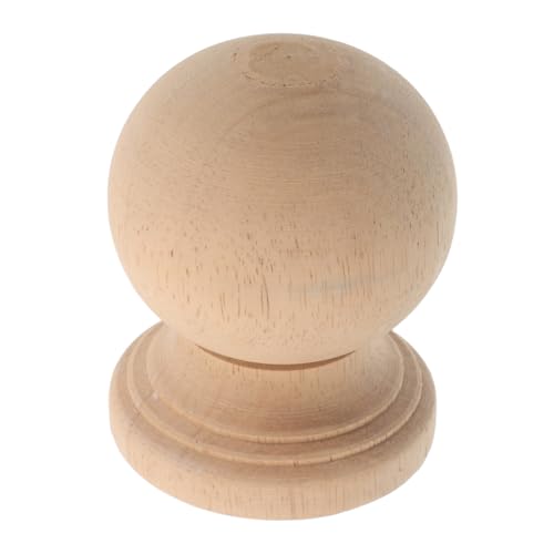 HOMSFOU Massive Holzdekorationssäulen Diy -holzsäule -toper Rustikale Bettpfostenkappe Rustikaler Holzsäule -toper Holzkugel -säulen -top Unbemaltem Holzkugelfinial Diy Möbel Topper Beige HOMSFOU Massive Holzdekorationssäulen Diy -holzsäule -toper Rustikale Bettpfostenkappe Rustikaler Holzsäule -toper Holzkugel -säulen -top Unbemaltem Holzkugelfinial Diy Möbel Topper Beige von HOMSFOU