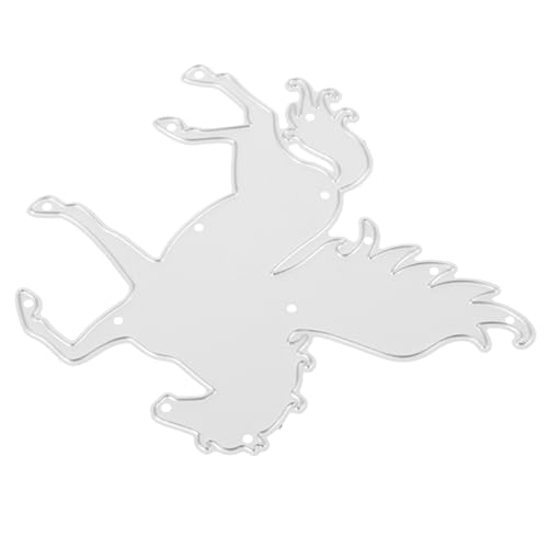 HOMSFOU Metal Cutting Die Pferdeform Carbonstahl Stanzform für Scrapbooking und Kartenherstellung Diy Bastelwerkzeug für Projekte von HOMSFOU