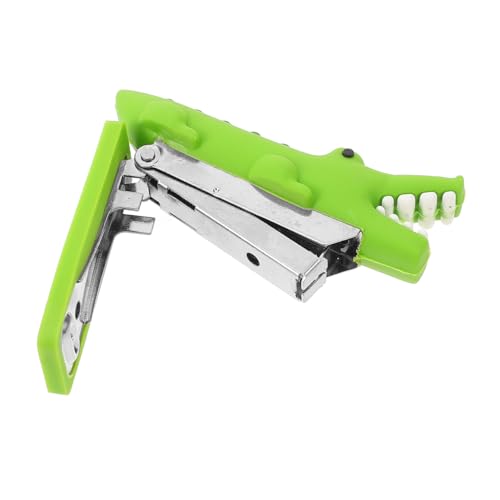 HOMSFOU Mini Hefter Für Den Schreibtisch Lustige Hefter Bastelhefter Süßes Krokodil Schreibwaren Und Buchhefter Cartoon Design Kleiner Hefter Mini Handhefter Ergonomischer von HOMSFOU