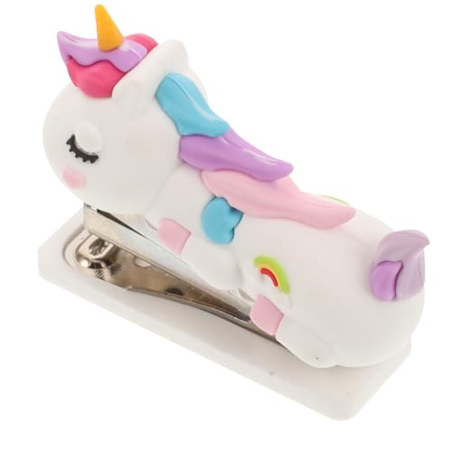 HOMSFOU Mini Heftgerät Einhorn Tragbarer Handhefter für Schule Büro und Zuhause Niedliches Design Stabil und Praktisch für Schüler und Lehrkräfte Professionelles Zubehör HOMSFOU Mini Heftgerät Einhorn Tragbarer Handhefter für Schule Büro und Zuhause Niedliches Design Stabil und Praktisch für Schüler und Lehrkräfte Professionelles Zubehör von HOMSFOU