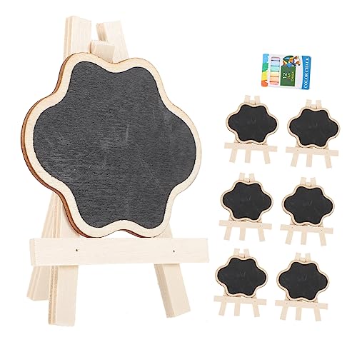 HOMSFOU Mini Holz Kreidetafeln Wolkenform Doppelseitige Tafel mit Kreide für Zuhause Garten Hochzeiten Geburtstagsfeiern und Kreative Beschriftungen von HOMSFOU