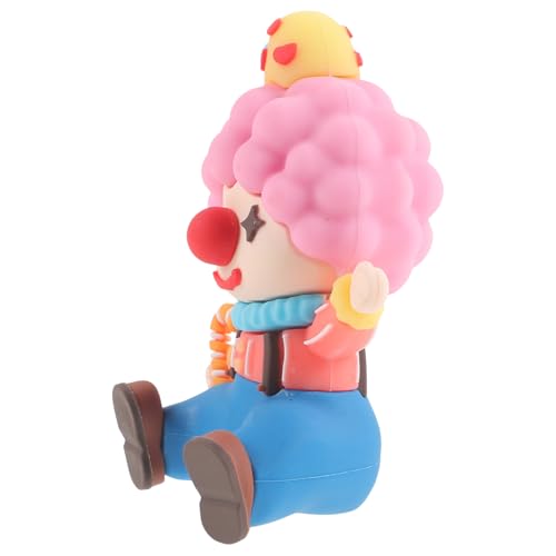 HOMSFOU Miniatur Clownfigur Clownornament Robustes Tischdekor für Mikrolandschaften Vielseitig Einsetzbar Langlebige Kleiner Dekoration von HOMSFOU