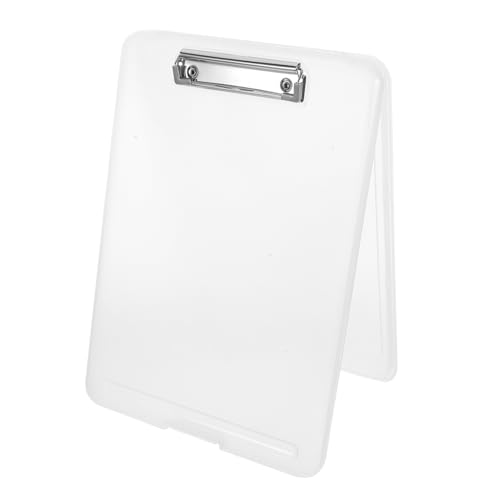 HOMSFOU Multi Funktions Clipboard mit Aufbewahrungsbox Transparentes Schreibbrett für Büro und Schule Robustes Dokumenten Organizer Tool für Effizientes Arbeiten von HOMSFOU