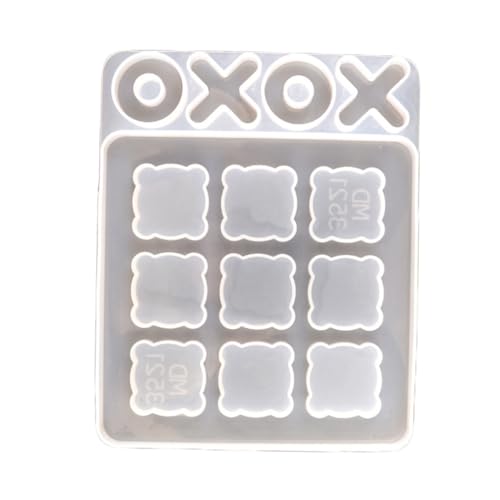 HOMSFOU Multifunktionale DIY Schachspielform Silikon Wiederverwendbare Epoxidharz Gießform für Bastelprojekte und Stilvolle Spieleabende von HOMSFOU
