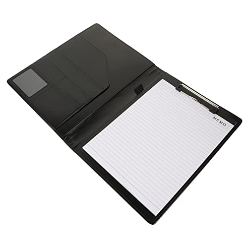 HOMSFOU Multifunktionaler PU Ordner für Büro und Schule Schreibmappe mit Metallclips Dokumentenhalter und Kartenfächern für Konferenzen und Geschäftsunterlagen HOMSFOU Multifunktionaler PU Ordner für Büro und Schule Schreibmappe mit Metallclips Dokumentenhalter und Kartenfächern für Konferenzen und Geschäftsunterlagen von HOMSFOU