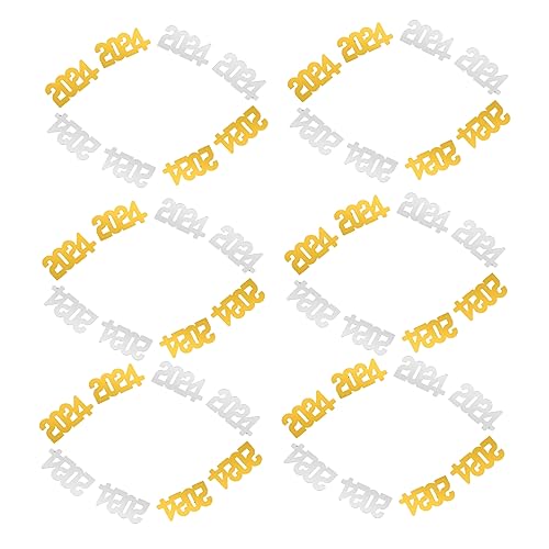 HOMSFOU Konfetti Deko für Silvesterparty 2 Beutel Tischdekoration Papiermaterial Frohes Jahr Konfetti Partyzubehör für Feiern HOMSFOU Konfetti Deko für Silvesterparty 2 Beutel Tischdekoration Papiermaterial Frohes Jahr Konfetti Partyzubehör für Feiern von HOMSFOU